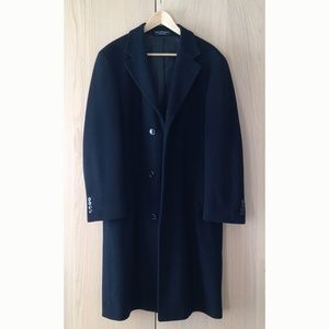 Men's  38R Black Cashmere RonChereskin long jacket